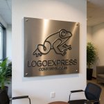 画像7: カエルとラインアートのミニマルロゴ (7)