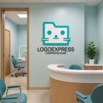 画像5: 猫の顔がかわいいフォルダロゴ (5)