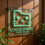 画像11: 猫の顔がかわいいフォルダロゴ (11)