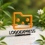 画像12: 猫の顔がかわいいフォルダロゴ (12)