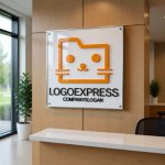 画像13: 猫の顔がかわいいフォルダロゴ (13)