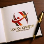 画像6: Hと人型が描くグローバルな飛躍ロゴ (6)