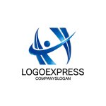 画像3: Hと人型が描くグローバルな飛躍ロゴ (3)