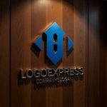 画像5: クールなブルーの抽象ロゴ (5)