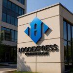 画像8: クールなブルーの抽象ロゴ (8)