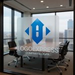 画像11: クールなブルーの抽象ロゴ (11)