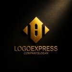 画像12: クールなブルーの抽象ロゴ (12)