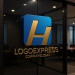 画像15: Hとスクエアのモダンな信頼ロゴ (15)