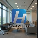 画像9: Hとスクエアのモダンな信頼ロゴ (9)