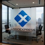 画像11: Xと菱形のモダンな信頼ロゴ (11)