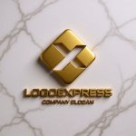 画像13: Xと菱形のモダンな信頼ロゴ (13)