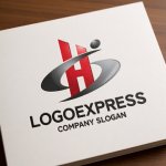 画像14: HとSが織りなす革新と飛躍のロゴ (14)