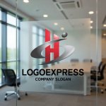 画像8: HとSが織りなす革新と飛躍のロゴ (8)