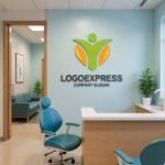 画像5: 躍動する人型とハートのウェルネスロゴ (5)