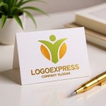 画像16: 躍動する人型とハートのウェルネスロゴ (16)