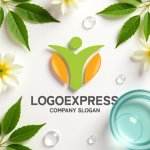 画像9: 躍動する人型とハートのウェルネスロゴ (9)