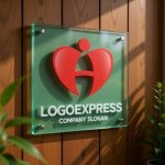 画像11: 愛とサポートを象徴するAまたはHのハートと人間のロゴ (11)