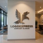 画像10: 力強く舞うイーグルロゴ (10)