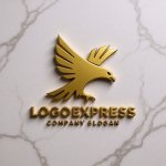 画像13: 力強く舞うイーグルロゴ (13)