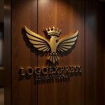 画像5: 王冠を被ったワシのロゴ (5)