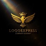 画像12: 王冠を被ったワシのロゴ (12)