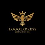 画像4: 王冠を被ったワシのロゴ (4)