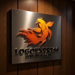 画像5: 力強く舞う鯉の縁起物ロゴ (5)