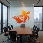 画像11: 力強く舞う鯉の縁起物ロゴ (11)