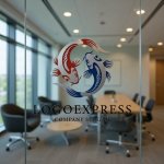 画像9: 陰陽と鯉が織りなす調和と繁栄のロゴ (9)