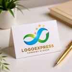 画像16: 前進する無限大「X」のロゴ (16)