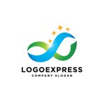 画像1: 前進する無限大「X」のロゴ (1)