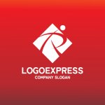 画像4: 躍動する人とアルファベットRのロゴ (4)