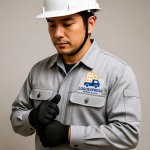 画像5: トラックとビルディングの運送・引越しロゴ (5)