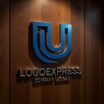 画像5: スタイリッシュなU字型ロゴ (5)