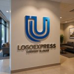 画像10: スタイリッシュなU字型ロゴ (10)