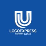 画像4: スタイリッシュなU字型ロゴ (4)