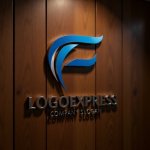 画像5: スタイリッシュなFのロゴ (5)