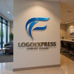 画像10: スタイリッシュなFのロゴ (10)