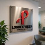 画像13: スタイリッシュなリボンPロゴ (13)