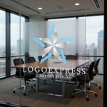 画像11: 星と交差するラインが示す卓越と信頼のロゴ (11)