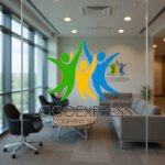 画像9: カラフルな人々が手を取り合う喜びのロゴ (9)