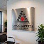 画像7: 「A」と日の丸を象徴するモダンな三角ロゴ (7)