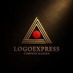 画像12: 「A」と日の丸を象徴するモダンな三角ロゴ (12)