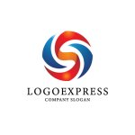 画像3: Sの渦巻くラインが描くグローバルな繋がりロゴ (3)