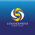 画像4: Sの渦巻くラインが描くグローバルな繋がりロゴ (4)