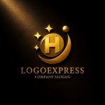 画像12: Hと輝く星、人型が示す健康と成長のロゴ (12)