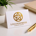 画像16: 水引星の紋章ロゴ (16)