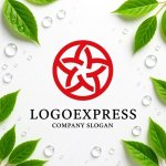 画像9: 水引星の紋章ロゴ (9)