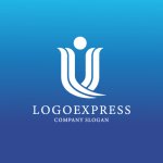 画像4: Uと人型が示す上昇と成功のロゴ (4)