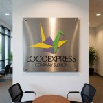 画像7: カラフルな折り鶴のロゴ (7)